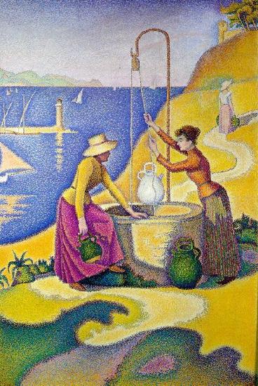 Paul Signac Paul Signac: Women at the Well oil painting image